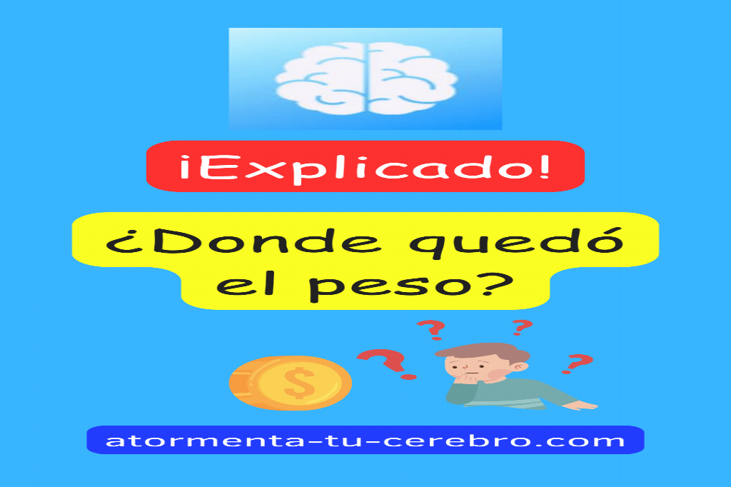 Acertijo del Peso Que Falta Respuesta explicada.