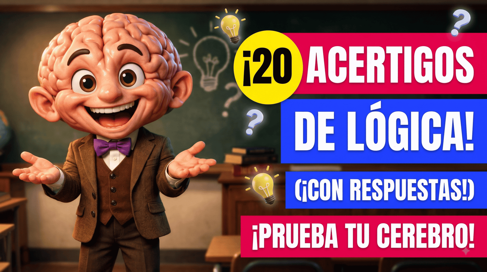 20 Acertijos de Lógica (Con Respuesta) que Pondrán a Prueba tu Cerebro